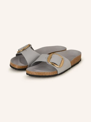 Birkenstock Klapki Madrid Big Buckle grau