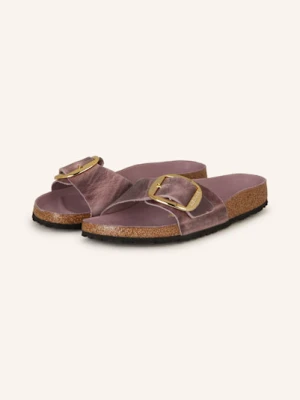 Birkenstock Klapki Madrid Big Buckle Leoi lila