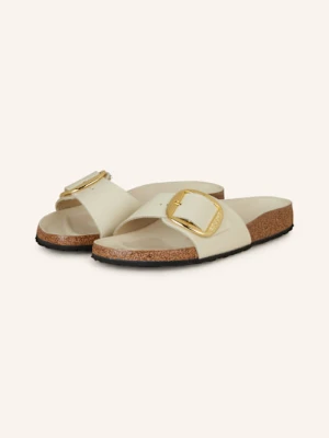 Birkenstock Klapki Madrid Big Buckle weiss