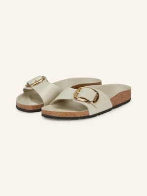Birkenstock Klapki Madrid Big Buckle weiss KREMOWY