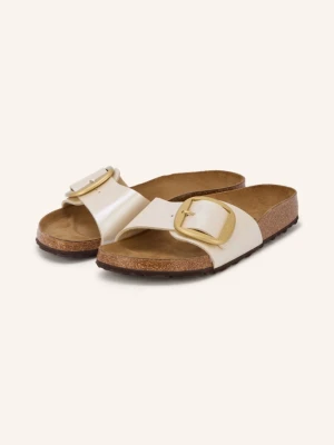 Birkenstock Klapki Madrid Big Buckle weiss