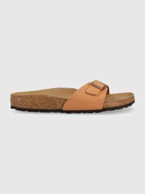 Birkenstock klapki MADRID BS damskie kolor brązowy