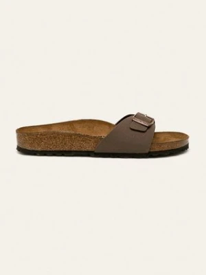 Birkenstock klapki Madrid damskie kolor brązowy 40093