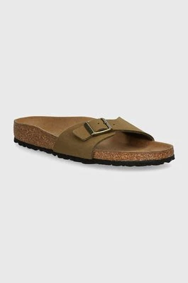 Birkenstock klapki Madrid damskie kolor zielony 1027974