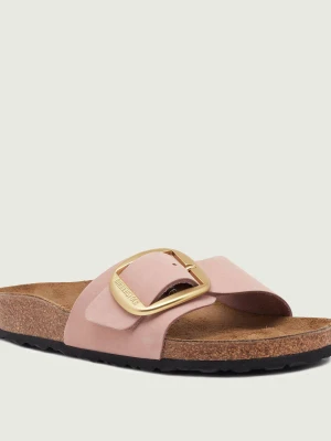 Birkenstock Klapki Madrid | narrow fit | zamsz pudrowy róż