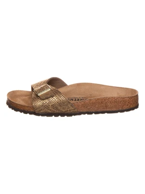 Birkenstock Klapki "Madrid" w kolorze złotym rozmiar: 38