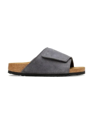 Birkenstock klapki męskie zamszowe Solana szary