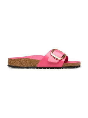 Zdjęcie produktu Birkenstock klapki na płaskim obcasie damskie skórzane różowy