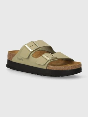 Zdjęcie produktu Birkenstock klapki nubukowe Arizona Platform Flex Birkenstock x Papillio