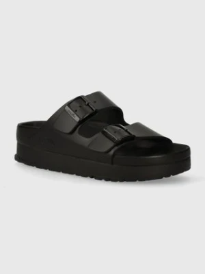 Birkenstock klapki skórzane BIRKENSTOCK X PAPILLIO Arizona Platform Exq damskie kolor czarny na platformie 1026918