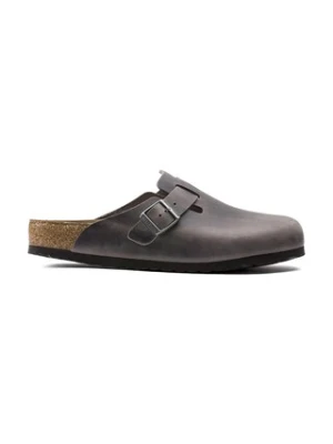 Zdjęcie produktu Birkenstock Boston klapki mules damskie zamszowe