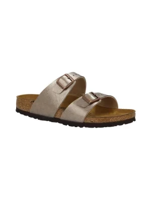 Birkenstock Klapki Sydney BF | z dodatkiem skóry