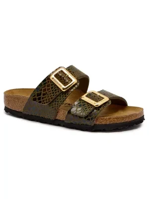 Birkenstock Klapki Sydney CB | z dodatkiem skóry | narrow fit