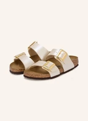 Birkenstock Klapki Sydney Cushion Buckle weiss