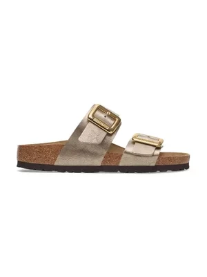 Birkenstock klapki Sydney Graceful damskie kolor brązowy 1029356