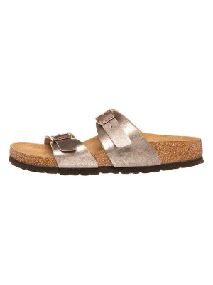 Birkenstock Klapki "Sydney" w kolorze szarobrązowym rozmiar: 37