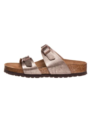 Birkenstock Klapki "Sydney" w kolorze szarobrązowym rozmiar: 37