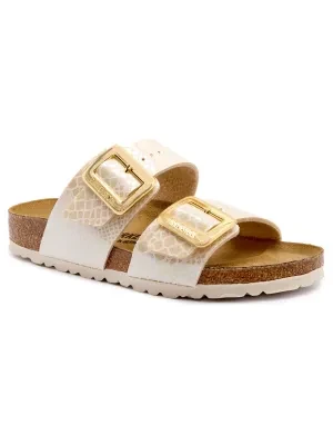 Birkenstock Klapki Sydney | z dodatkiem skóry | narrow fit