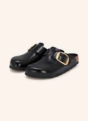 Birkenstock Klapki Typu Mules Boston Big Buckle schwarz