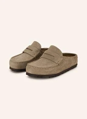Birkenstock Klapki Typu Mules Naples Wrapped beige