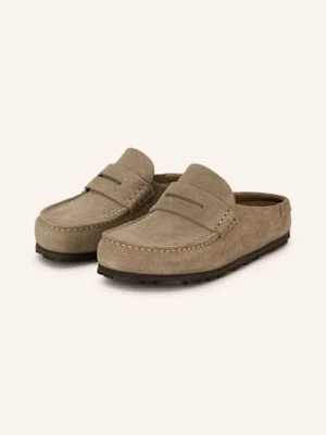 Birkenstock Klapki Typu Mules Naples Wrapped beige
