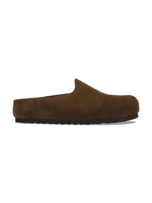 Birkenstock klapki zamszowe Amsterdam Wrapped Suede Leather