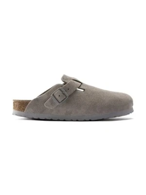 Zdjęcie produktu Birkenstock Boston SFB LEVE klapki mules damskie zamszowe