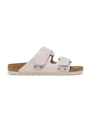 Birkenstock klapki zamszowe Uji kolor biały 1024800