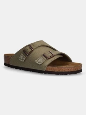 Birkenstock klapki Zürich męskie kolor zielony 1028755