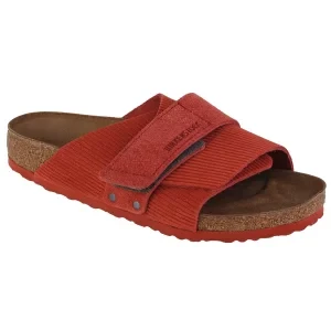 Birkenstock Kyoto 1025653, Unisex, Bordowe, klapki, skóra zamszowa, rozmiar: 43