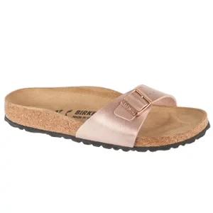 Birkenstock Madrid BF 1023927, Damskie, Złote, klapki, Birko-Flor, rozmiar: 36