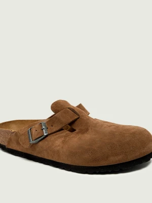 Birkenstock Mule Boston BS | zamsz beżowy