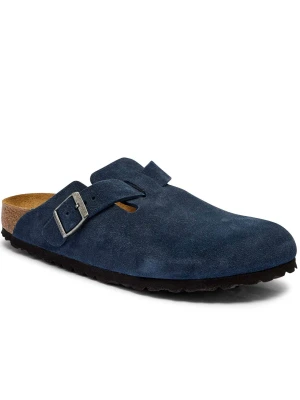 Birkenstock Mule Boston LEVE | narrow fit | zamsz granatowy
