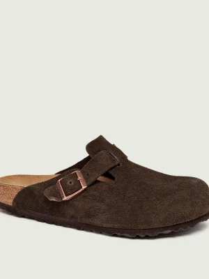 Birkenstock Mule Boston | zamsz | regular fit brązowy