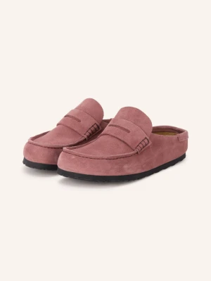 Birkenstock Mule Naples rot BRUDNY RÓŻ