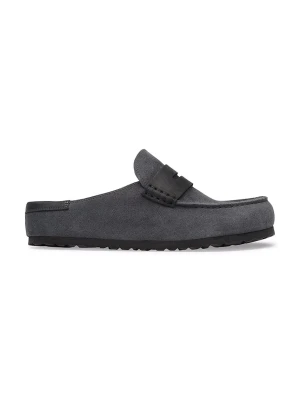Birkenstock Naples Wrapped LEVE / LEOI klapki mules damskie zamszowe