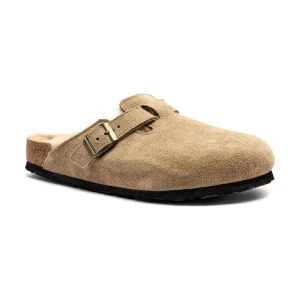 Birkenstock Ocieplane mule LEVE | regular fit | z dodatkiem wełny | zamsz