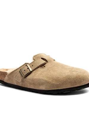 Birkenstock Ocieplane mule LEVE | regular fit | z dodatkiem wełny | zamsz