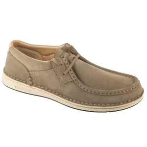 Birkenstock Pasadena 1029671, Unisex, Beżowe, półbuty, skóra welurowa, rozmiar: 37
