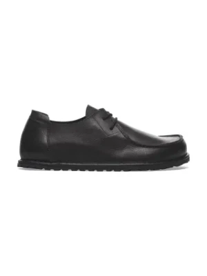 Birkenstock półbuty skórzane Utti Lace LENA męskie kolor czarny 1029579