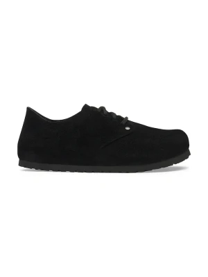 Birkenstock półbuty zamszowe Maine Suede Leather czarny