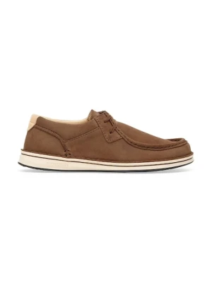 Birkenstock półbuty zamszowe Pasadena męskie kolor brązowy 1030852