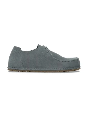 Birkenstock półbuty zamszowe Utti Lace kolor szary 1030035