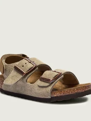 Birkenstock Sandały Milano AS Kids | zamsz | narrow fit