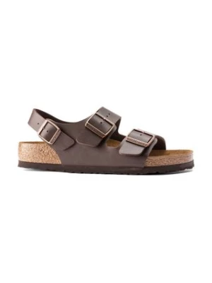 Birkenstock sandały Milano męskie kolor brązowy 34701