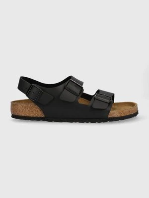 Birkenstock sandały Milano męskie kolor czarny 34791