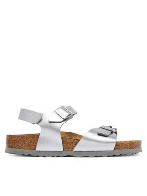 Birkenstock Sandały Rio As Flowers 1031702 D Srebrny