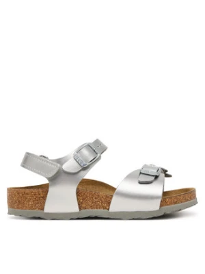 Birkenstock Sandały Rio As Flowers 1031702 S Srebrny