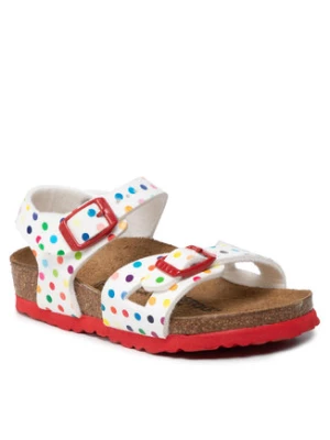 Birkenstock Sandały Rio Kids Rivet Logo 1021698 Biały