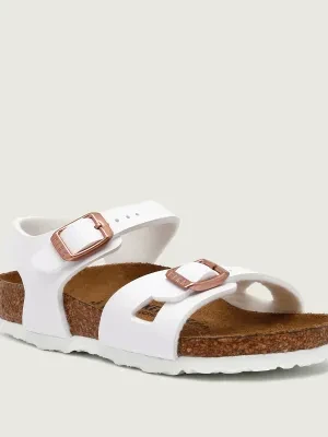 Birkenstock Sandały Rio Kids | z dodatkiem skóry | narrow fit